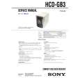 SONY HCD-GB3 Manual de Servicio