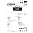 SONY ZSD55 Instrukcja Serwisowa