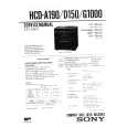 SONY HCD-G1000 Manual de Servicio
