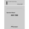 PIONEER AVX-7300/UC Instrukcja Obsługi