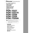 PIONEER PDK-TS27 Manual de Usuario