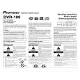PIONEER DVR-109/KB Manual de Usuario