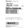 PIONEER DEH-P6050UB/XN/ES Instrukcja Serwisowa