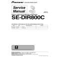 PIONEER SE-DIR800C/KUCXCN1 Manual de Servicio
