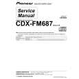 PIONEER CDX-FM687XN Manual de Servicio