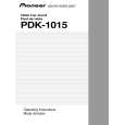 PIONEER PDK-1015/UC Manual de Usuario