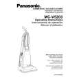 PANASONIC MCV5203 Manual de Usuario
