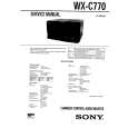 SONY WXC770 Instrukcja Serwisowa