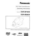 PANASONIC VDRM70EB Manual de Usuario