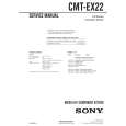 SONY CMTEX22 Manual de Servicio