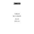 ZANUSSI ZG64IT Manual de Usuario