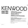 KENWOOD KRC953 Instrukcja Obsługi