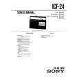 SONY ICF-24 Manual de Servicio