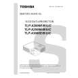 TOSHIBA TLP-X3000U Manual de Servicio