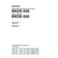 SONY BKD-E560 Instrukcja Serwisowa