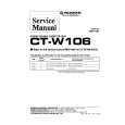 PIONEER CT-W106 Manual de Servicio