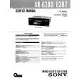 SONY XR6380 Manual de Servicio