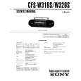 SONY CFS-W319S Manual de Servicio