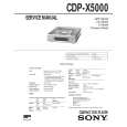 SONY CDP-X5000 Manual de Servicio