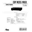 SONY CDP-M203 Manual de Servicio