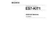 SONY ES-7 KIT Manual de Servicio