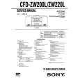 SONY CFDZW220L Instrukcja Serwisowa