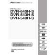 PIONEER DVR-640H-S/KUXV Manual de Usuario