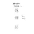 FIDELITY ZX3000MK2 Manual de Servicio