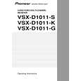PIONEER VSX-D1011-K Manual de Usuario