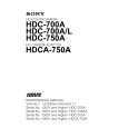 SONY HDC-700A/L Instrukcja Serwisowa