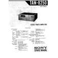 SONY TAN-8250 Manual de Servicio