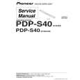 PIONEER PDP-S40/XTW/CN5 Instrukcja Serwisowa