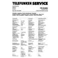 TELEFUNKEN 319479959 Manual de Servicio