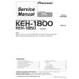 PIONEER KEH-1850/XM/ES Instrukcja Serwisowa
