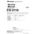 PIONEER CX-3110 Manual de Servicio