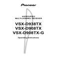 PIONEER VSX-D938TX Manual de Usuario