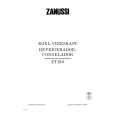ZANUSSI ZT216 Manual de Usuario