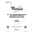 WHIRLPOOL SF5140ERW6 Catálogo de piezas