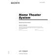 SONY HT-1750DP Manual de Usuario