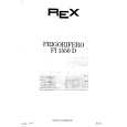 REX-ELECTROLUX FI1550D Manual de Usuario