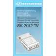 SENNHEISER SK 2012 TV Manual de Usuario