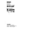 SONY BVW-65P VOLUME 1 Manual de Servicio