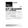 PIONEER CT-W420R Manual de Servicio