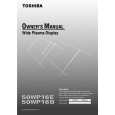 TOSHIBA 50WP16B Manual de Usuario