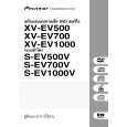 PIONEER XV-EV1000/DTXJ Manual de Usuario