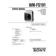 SONY WM-FS191 Manual de Servicio