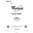 WHIRLPOOL EV200NXKW3 Catálogo de piezas