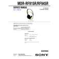 SONY MDRRF945R Manual de Servicio