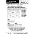 HITACHI VT-700SERIES Instrukcja Serwisowa