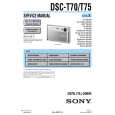 SONY DSC-T75 LEVEL2 Manual de Servicio